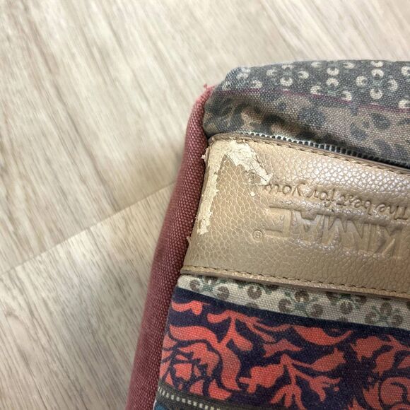 Kinmac Laptop Case Printed Office Work School Handle Blue Red Cream Zip Closure - Picture 13 of 16